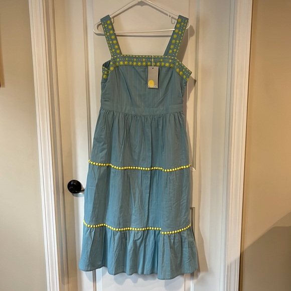 NWT Sz 8 Boden Estella Embroidered Midi Dress - Picture 6 of 11